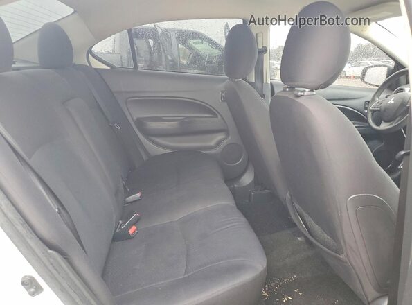 ML32F3FJ5KHF09794 2019 MITSUBISHI MIRAGE Белый Вид задних сидений
