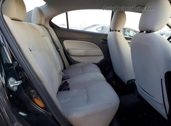 ML32F3FJ5KHF18575 2019 MITSUBISHI MIRAGE Черный Вид задних сидений
