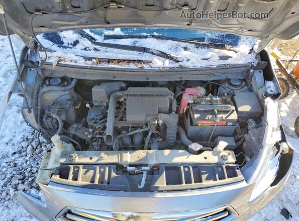 ML32F3FJ7KHF00840 2019 MITSUBISHI MIRAGE Серый Вид задней части салона
