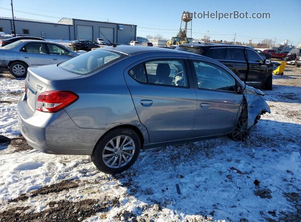 ML32F3FJ7KHF00840 2019 MITSUBISHI MIRAGE Серый Задняя правая четверть
