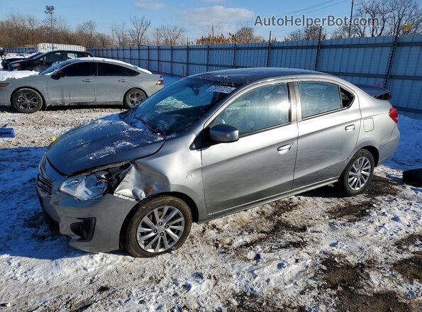 ML32F3FJ7KHF00840 2019 MITSUBISHI MIRAGE Серый Передняя левая четверть