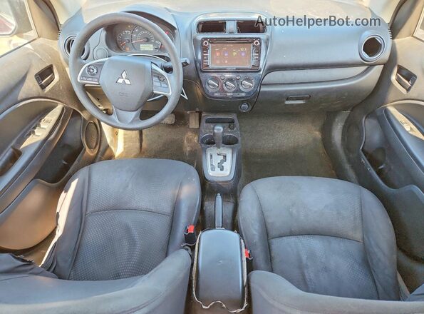 ML32F3FJ7KHF06413 2019 MITSUBISHI MIRAGE Бордовый Вид панели приборов