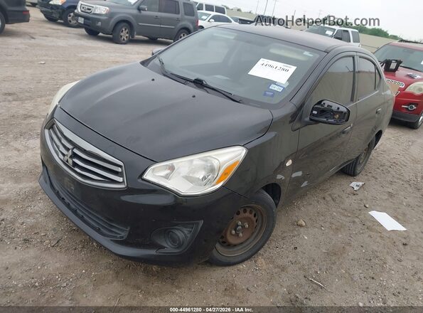 ML32F3FJ8HHF11208 2017 MITSUBISHI MIRAGE G4 Black წინა მარცხენა ხედი სამი მეოთხედიდან