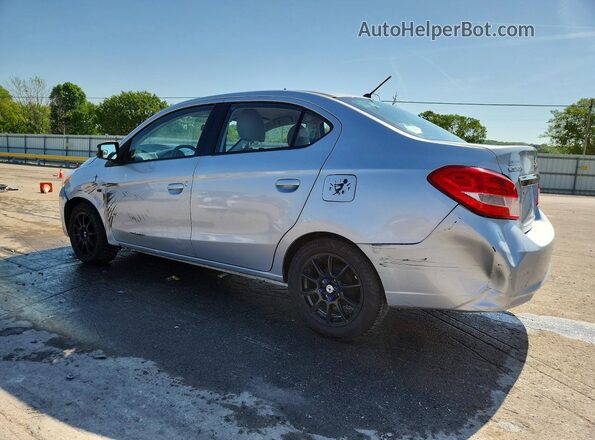ML32F3FJ9HHF13775 2017 MITSUBISHI MIRAGE Silver Задня ліва чверть