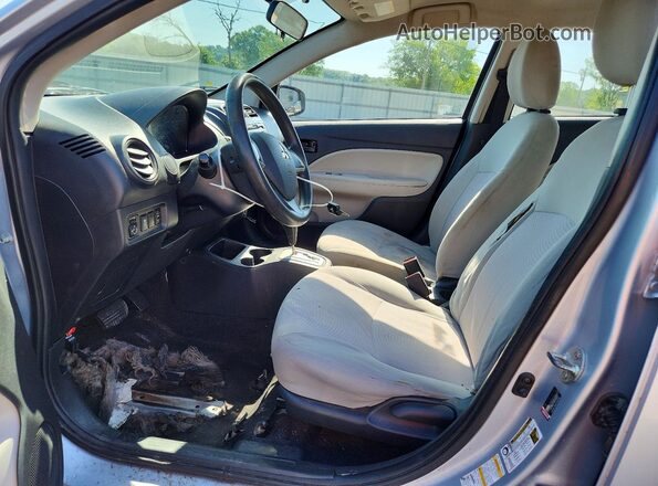 ML32F3FJ9HHF13775 2017 MITSUBISHI MIRAGE Silver Вид салону спереду