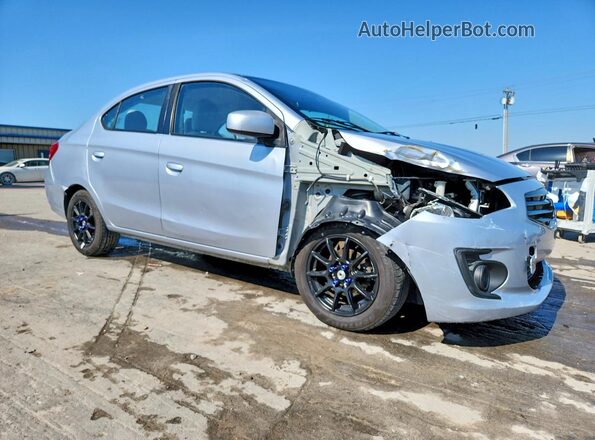 ML32F3FJ9HHF13775 2017 MITSUBISHI MIRAGE Silver Передня права чверть