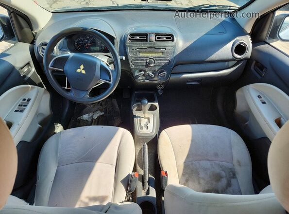 ML32F3FJ9HHF13775 2017 MITSUBISHI MIRAGE Silver Вид панелі приладів