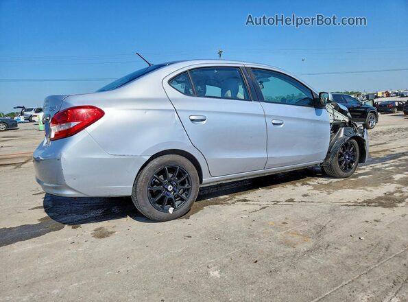 ML32F3FJ9HHF13775 2017 MITSUBISHI MIRAGE Silver Задня права чверть