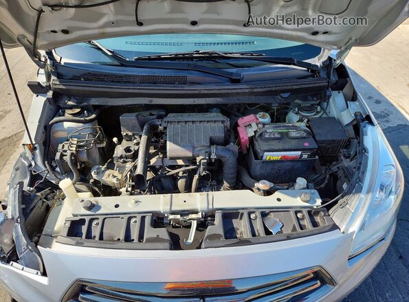 ML32F3FJ9HHF13775 2017 MITSUBISHI MIRAGE Silver Вид задньої частини салону