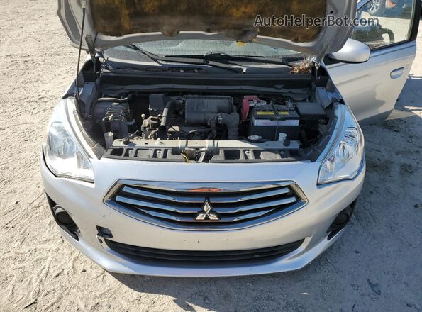 ML32F3FJ9JHF08145 2018 MITSUBISHI MIRAGE Серый Вид задней части салона
