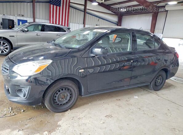 ML32F3FJ9KHF14769 2019 MITSUBISHI MIRAGE Черный Передняя левая четверть