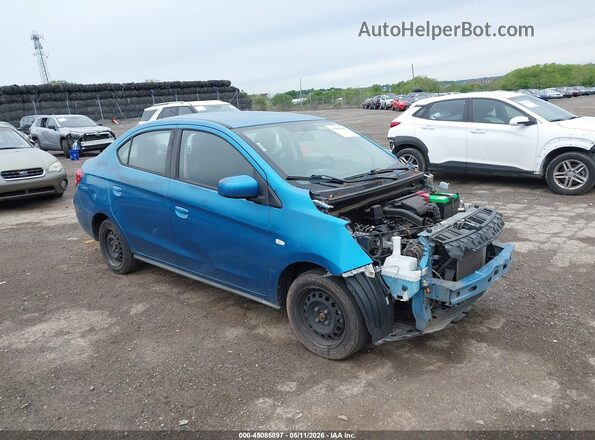 ML32F3FJ9KHF15565 2019 MITSUBISHI MIRAGE G4 Синий Передняя правая четверть
