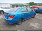 2019 Mitsubishi Mirage G4 Es/rf Синий vin: ML32F3FJ9KHF15565