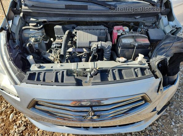 ML32F3FJXJHF04461 2018 MITSUBISHI MIRAGE Silver Սալոնի հետևի տեսք
