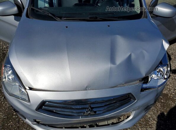 ML32F3FJXKHF15316 2019 MITSUBISHI MIRAGE Silver Սալոնի հետևի տեսք