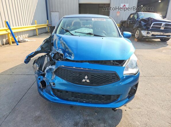 ML32F3FJXLHF12062 2020 MITSUBISHI MIRAGE Blue Front view