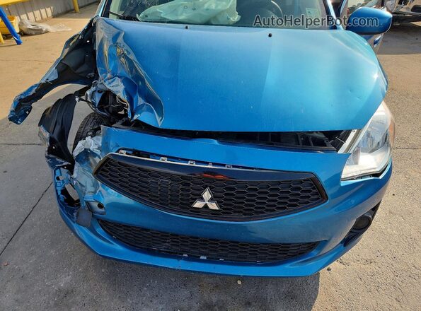 ML32F3FJXLHF12062 2020 MITSUBISHI MIRAGE Blue Rear interior view