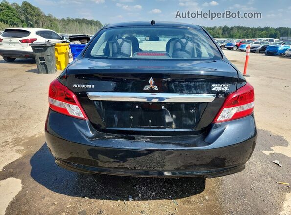 ML32F4FJ3JHF07286 2018 MITSUBISHI MIRAGE Black Widok z tyłu