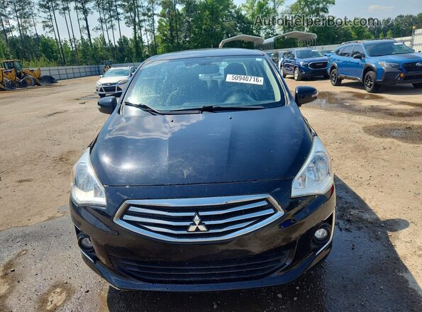 ML32F4FJ3JHF07286 2018 MITSUBISHI MIRAGE Black Widok z przodu
