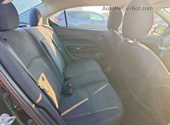 ML32F4FJ3JHF07286 2018 MITSUBISHI MIRAGE Black Widok tylnych siedzeń