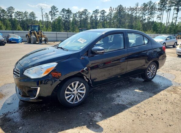 ML32F4FJ3JHF07286 2018 MITSUBISHI MIRAGE Black Przód lewy