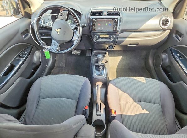 ML32F4FJ3JHF07286 2018 MITSUBISHI MIRAGE Black Widok deski rozdzielczej
