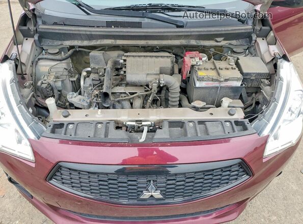 ML32F4FJ9LHF00510 2020 MITSUBISHI MIRAGE Фиолетовый Вид задней части салона