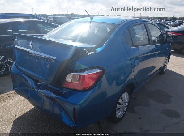 ML32FUFJ4RHF20009 2024 MITSUBISHI MIRAGE G4 Blue Задня права чверть