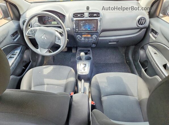 ML32FUFJ5NHF06243 2022 MITSUBISHI MIRAGE Темно-бордовый Вид панели приборов