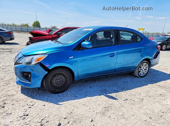 ML32FUFJ6PHF03211 2023 MITSUBISHI MIRAGE Синий Передняя левая четверть