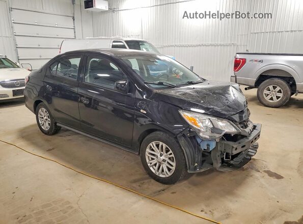 ML32FUFJ8PHF00875 2023 MITSUBISHI MIRAGE Черный Передняя правая четверть