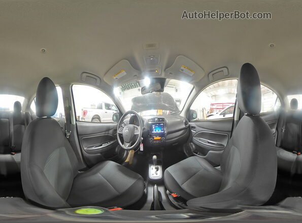 ML32FUFJ8PHF00875 2023 MITSUBISHI MIRAGE Черный Вид наклейки с VIN-кодом