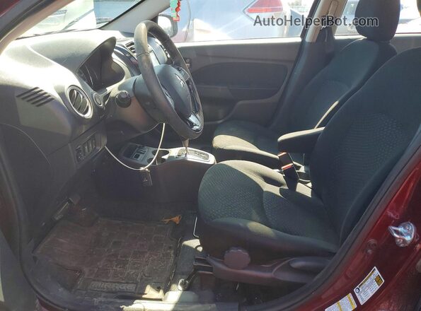 ML32FVFJ2RHF05028 2024 MITSUBISHI MIRAGE Red Widok wnętrza z przodu