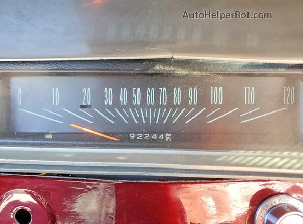NCS92883 1967 CHEVROLET NOVA Burgundy Widok zestawu wskaźników