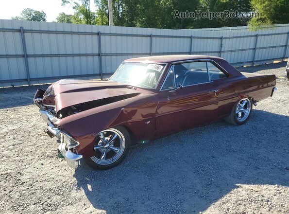 NCS92883 1967 CHEVROLET NOVA Burgundy Przód lewy