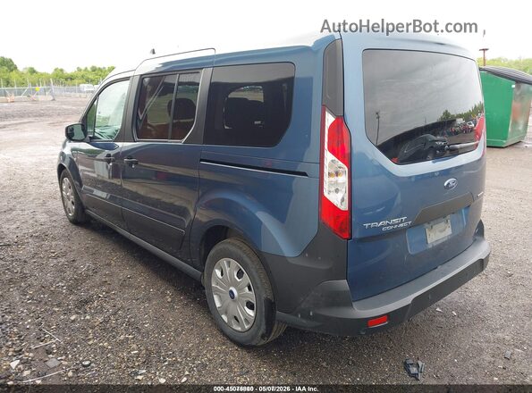 NM0GE9E21M1484529 2021 FORD TRANSIT CONNECT Синий Задняя левая четверть