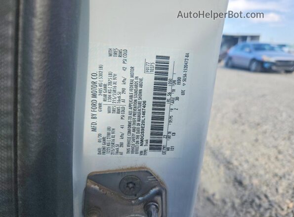 NM0GS9E20L1467406 2020 FORD TRANSIT White Vista de la etiqueta del VIN