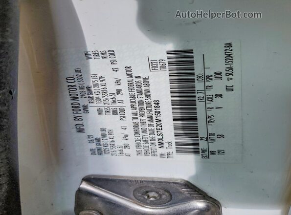 NM0LS7E20M1501848 2021 FORD TRANSIT Белый Панорамный вид салона 360°