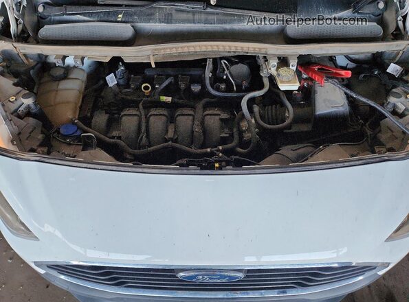 NM0LS7E27K1393886 2019 FORD TRANSIT White Widok komory silnika