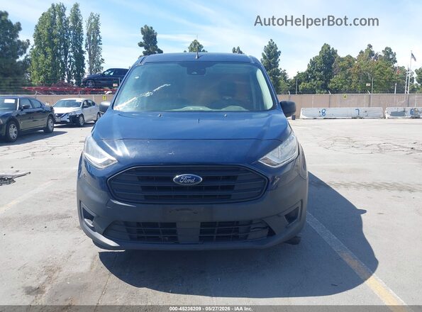NM0LS7E2XK1411796 2019 FORD TRANSIT CONNECT Синий Вид задней части салона