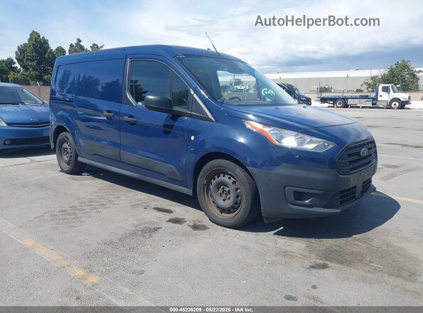 NM0LS7E2XK1411796 2019 FORD TRANSIT CONNECT Синий Передняя правая четверть