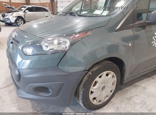 NM0LS7E76J1356404 2018 FORD TRANSIT CONNECT Зеленый Вид спереди