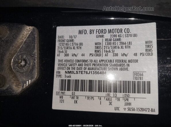 NM0LS7E76J1356404 2018 FORD TRANSIT CONNECT Зеленый Вид подкапотного пространства
