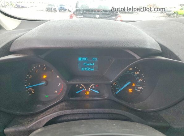 NM0LS7E7XG1289654 2016 FORD TRANSIT Белый Вид щитка приборов