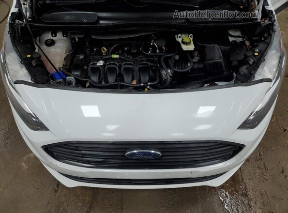 NM0LS7F21L1455072 2020 FORD TRANSIT White Vista del compartimento del motor
