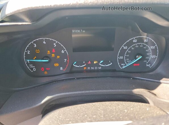 NM0LS7T22P1556485 2023 FORD TRANSIT White Widok zestawu wskaźników