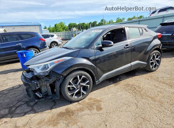 NMTKHMBX0JR022595 2018 TOYOTA C-HR Black წინა მარცხენა ხედი სამი მეოთხედიდან