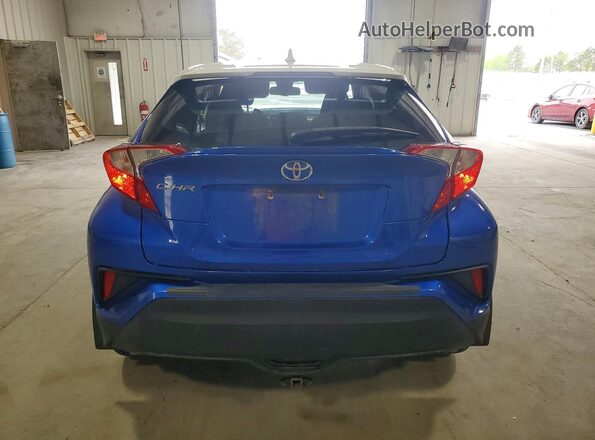 NMTKHMBX2JR022307 2018 TOYOTA C-HR Синий Вид сзади