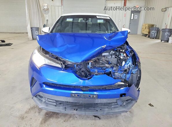 NMTKHMBX2JR022307 2018 TOYOTA C-HR Синий Вид спереди