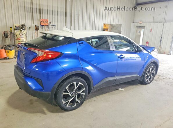 NMTKHMBX2JR022307 2018 TOYOTA C-HR Синий Задняя правая четверть